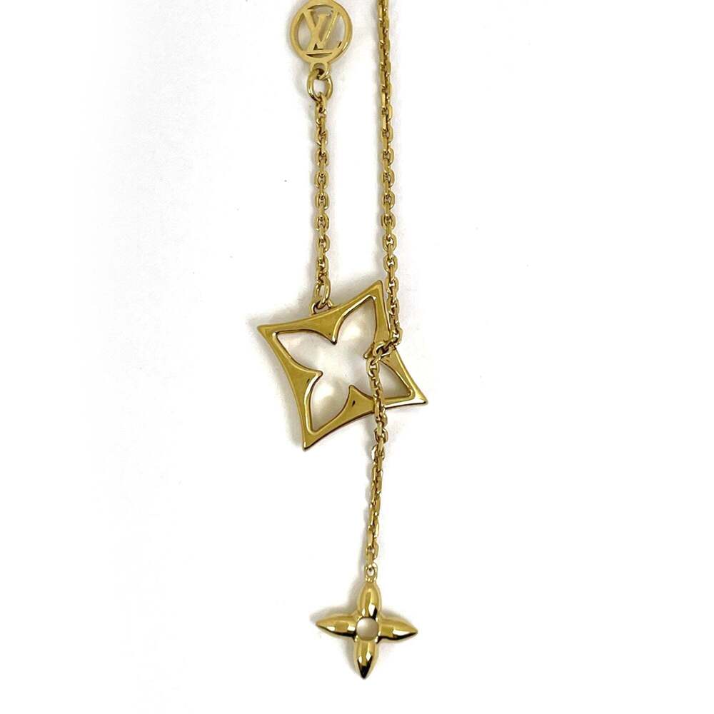 LOUIS VUITTON Gold Necklace - Picture 2 of 4